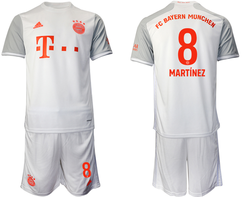 Men 2020-2021 club Bayern Munich away #8 white Soccer Jerseys->bayern munich jersey->Soccer Club Jersey